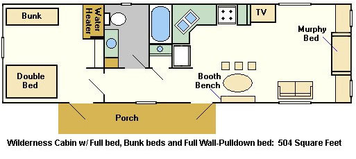 Disney Fort Wilderness Resort Cabin Configurations