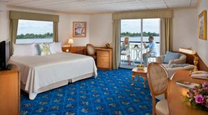 Queen of the Mississippi Riverboat Stateroom